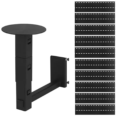 Helmet Wall Mount Display Panel Board, Heavy Duty Headgear Storage Rack Hanging Brackets for Cosplay Sport Gear Goods(Black,10 Mount Panels)