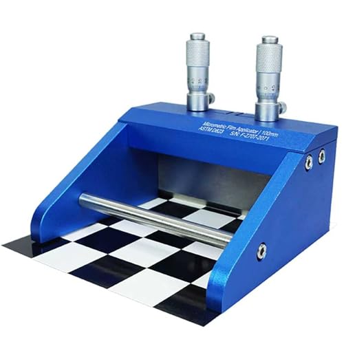 Recubridor de película ajustable para herramientas de revestimiento de laboratorio, dispositivo de preparación de película húmeda con rango de grosor de 0 a 6,5 mm, ideal para aplicaciones de