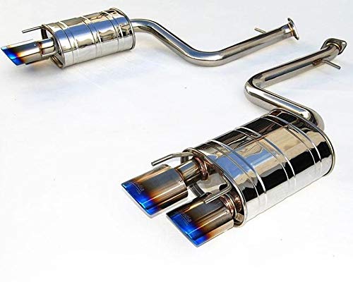 Invidia HS14LRCDR4OT Exhaust System (Back Exhaust15+ Lexus Rc350/200T Titanium Quad Rolled Tip Axel)