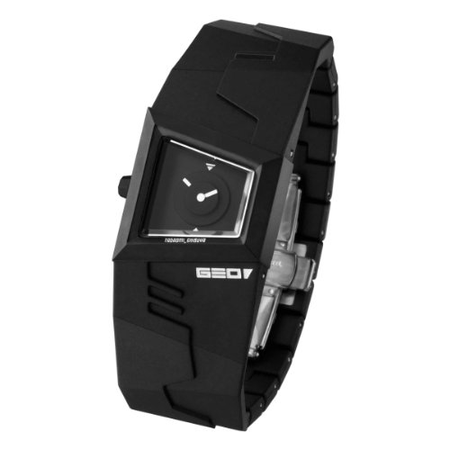 ZERONE Crossover Tadaomi Shibuya "GEO" Black Analogue Watch