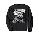 Photo Gallery simpatico gatto ufo alieno arte divertente fantascienza spazio design felpa Photo Gallery simpatico gatto ufo alieno arte divertente fantascienza spazio design felpa