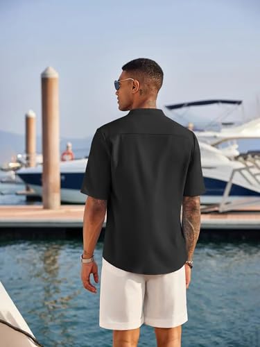 Image of Lymio Men Shirt || Kurta Style Shirt|| Half Sleeve || Solid Kurta Style (Available Also Packs) (Short-Kurta)