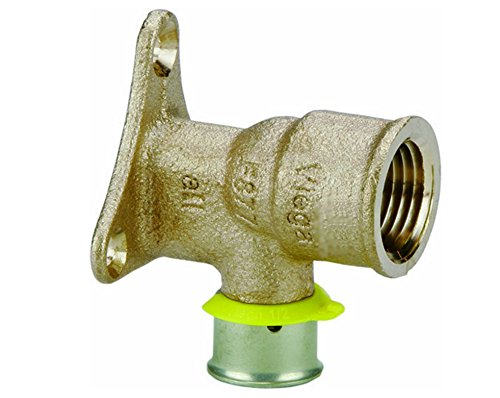 Coude d'oreille PEX en bronze Viega anti-fuite avec presse femelle 3/8 x 1/2 NPT