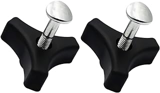 Triangle Handle Knob Nut Screw Bolt for Honda Lawn Machine and Other Lawn Mower (2PCS)