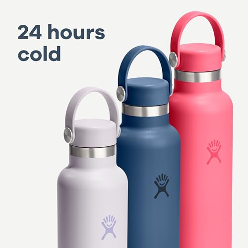 Image of Hydro Flask Water Bottle - Insulated Stainless Steel - Non Spill, Leakproof in 24 Oz Shale Gray