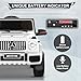 ANPABO Licensed Mercedes-Benz G63 Car for Kids, 12V Ride on Car w/Parent Remote Control, LED Headlights, Music Player & Horn, Soft Start, Low Battery Prompt, Kids Electric Car, White