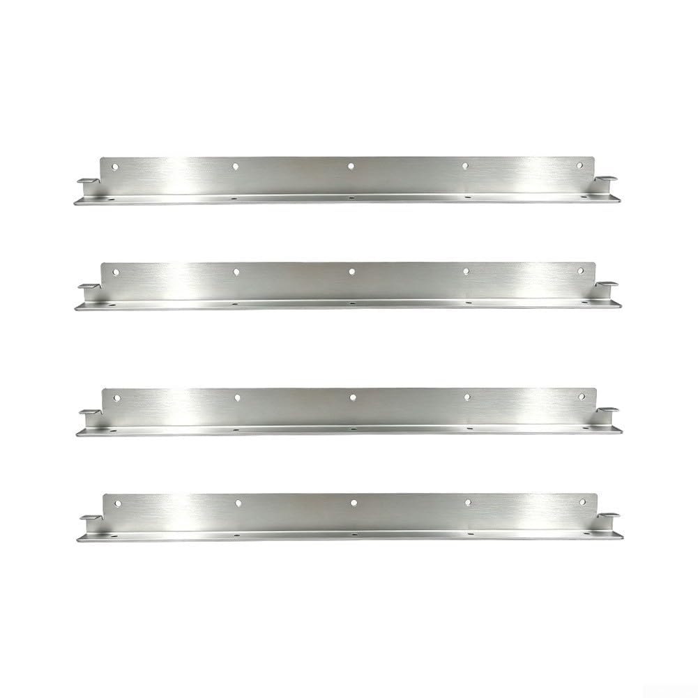 Staffa di montaggio per pannello solare, 500 mm, a forma di Z, in lega di alluminio, per caravan, camper, yacht, tetto piatto, sicuro (4 pezzi)
