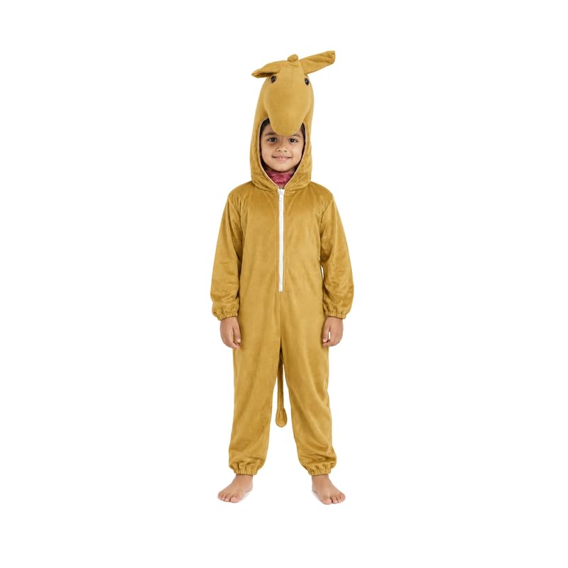 Image of Animal Costume for Kids | Plush Fancy Dress Costume for Boys & Girls |School Fancy Dress, Annual Day, Jungle Theme, Role Play, Halloween & Birthday Party