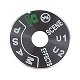 Baoblaze Dial Mode Plate Interface Cap Label Nameplate Replacement Part for Nikon D750 Digital Camera