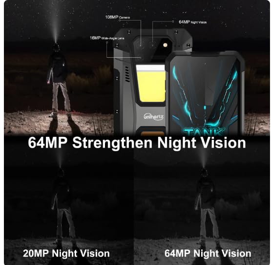 SHANXIL 8849 tank 2: Vattentät smartphone med 108 MP kamera