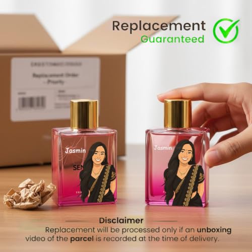 Image of Perfumes (Senorita Eau De Parfum 100ml | Premium Bella Vita EDP for Women | Long Lasting Floral Fruity Fragrance with Yuzu & Pomegranate | Personalized Name & Cartoon Art Bottle)