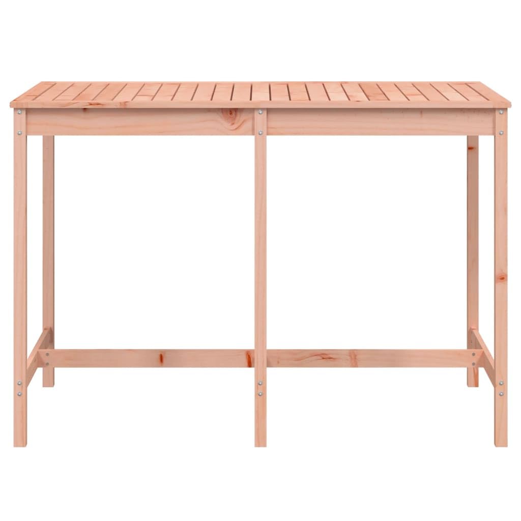Stół ogrodowy z litego drewna daglezji, 159,5 x 82,5 x 110 cm, klasyczny drewniany stół do ogrodu, na taras i balkon, stabilna drewniana rama, wytrzymały blat stołu do napojów i przekąsek