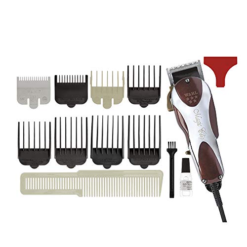 Aparador Cabelo Wahl Magic Clipper 220V, Wahl, MAGIC, Prata/Vermelha