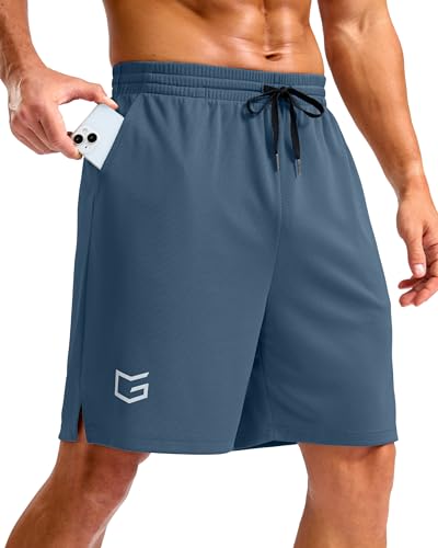 Image of G Gradual Men's Athletic Workout Shorts with Pockets 5 inch /7 inch /9 inch Lightweight Quick Dry Gym Basketball Running Shorts for Men