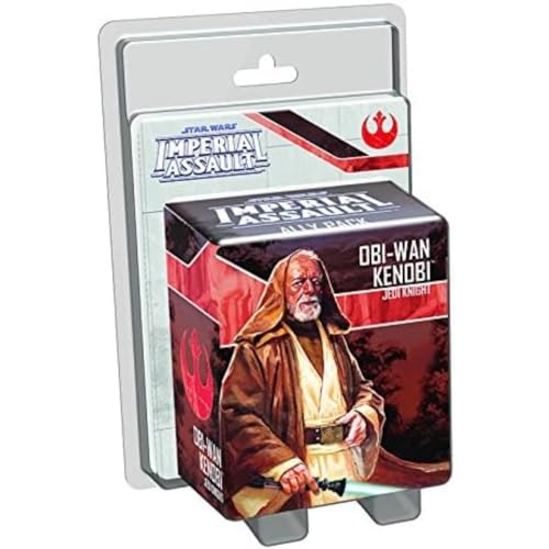 Star Wars Imperial Assault Board Game Obi-Wan Kenobi ALLY PACK - Epic Sci-Fi Miniatures Strategy Game for Kids and Adults, Ages 14+, 1-5 Players, 1-2 Hour Playtime, Made by Fantasy Flight Games