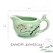 DELIFUR Celadon Handcrafted Porcelain Tea Set Lotus Theme Porcelain Tea Pot Covered Teacup Gongdao Cup From China (Gongdao mug)