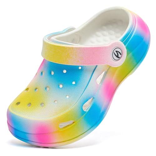 woueoi boys girls garden shoes toddler cartoon slides sandals kids clogs