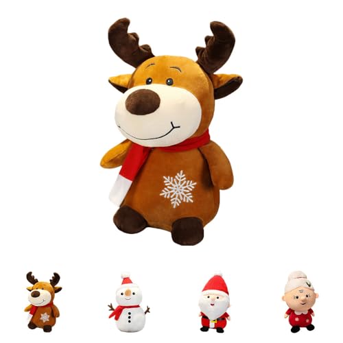 LIVIAクリスマスサンタさん ぬいぐるみサンタクロース トナカイ 雪だるまマスコット人形 23 40 50cm 雑貨 プレゼント 贈り物 ギフトクリスマスプレゼント 23cm サンタクロース (23cm,エルク)