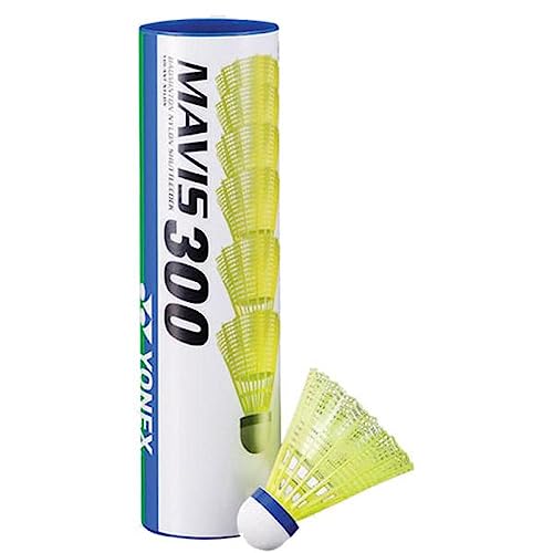 YONEX Mavis 300 Yellow Nylon Shuttlecocks 1/2doz