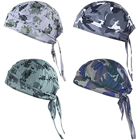 Aster Gorras de Ciclismo para Hombre - Pañuelos Cabeza Bandanas Hombre Hijab Skull Ciclismo Cap Cover