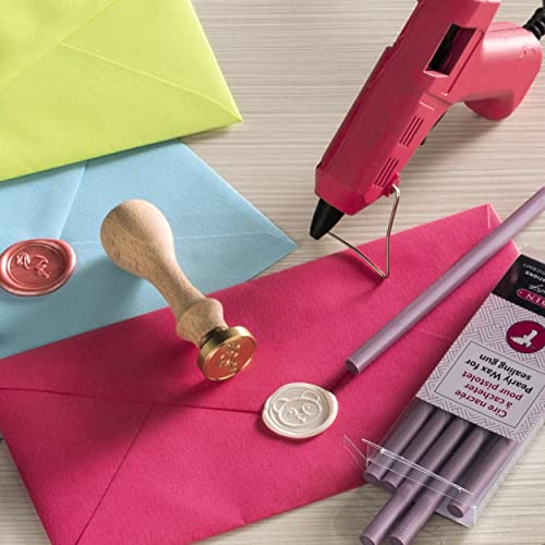 Herbin Glue Gun Wax - 4 3/4 Long - Cherry #TOP2