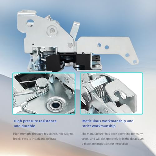 Image of Door Lock Latch Assy Compatible with Volvo Truck LH VN VNl VT 1993-2012 FM9 2001-2005 FM12 1998-2005 FH12 1993-2005 FH16 1993-2006 Replace 20588325 8143652 (Driver Side)