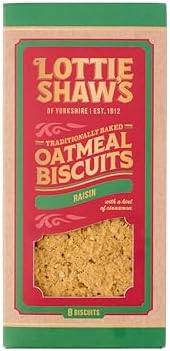 Lottie Shaw's - Oatmeal & Raisin Biscuit Box, 275g