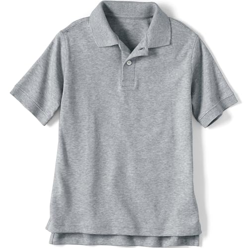 Image of Lands' End School Uniform Kids Short Sleeve Interlock Polo Shirt