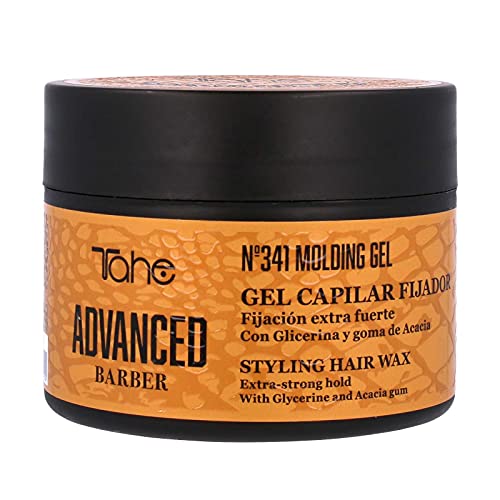 Tahe Advanced Barber Gel Capilar Fijador Nº341 Molding Gel ideal para esculpir, 300 ml