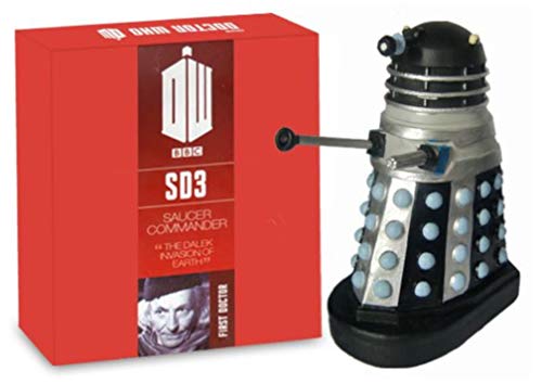 Collection de figurines Doctor Who édition spéciale – Figurine SD3 Soucoupe Commander « The Dalek Invasion of Earth » – Peint à la main à l'échelle...