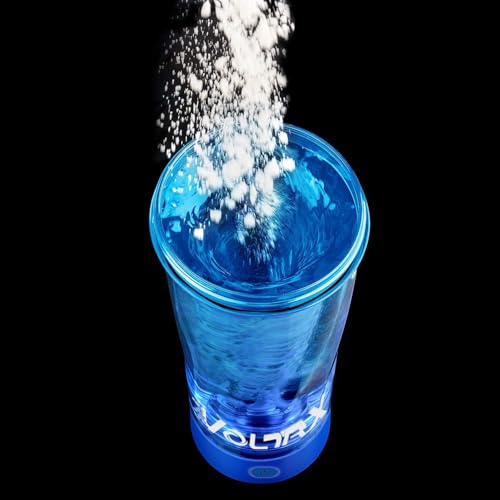 Image of VOLTRX Premium Electric Protein Shaker Bottle, Made with Tritan - BPA Free - 24 oz Vortex Portable Mixer Cup /USB C Rechargeable Shaker Cups for Protein Shakes
