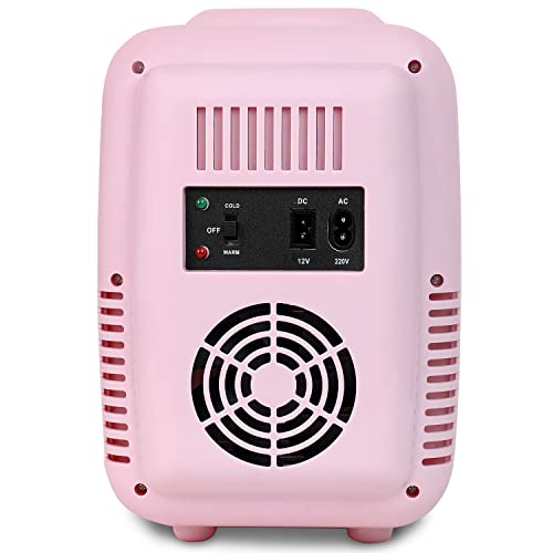 VYBE-Mini-Beauty-Fridge-4-Liter-ACDC-Portable-Thermoelectric-Cooler-and-Warmer-Portable-Car-Mini-Fridge-Store-Serums-Moisturizers-Cream-Nail-Polish-AMZ22VYBE1004