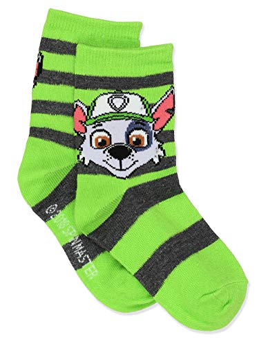 Nickelodeon Pacote com 5 meias estilo gola redonda Patrulha Canina, Pacote com 5, PP