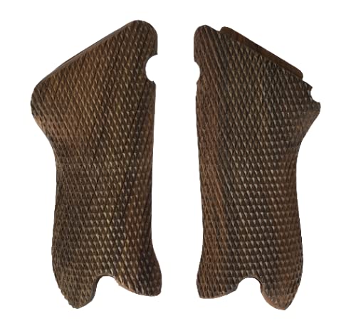 German Original WW2 P08 Luger Wooden Pistol Grips Reproduction