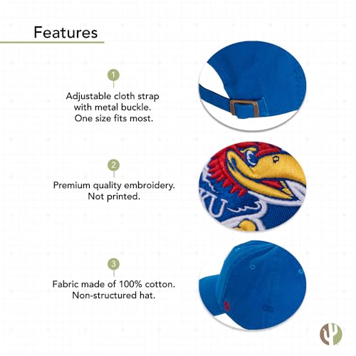 Desert Cactus Gorra Baseball Universidad Kansas Adulto miniatura 4