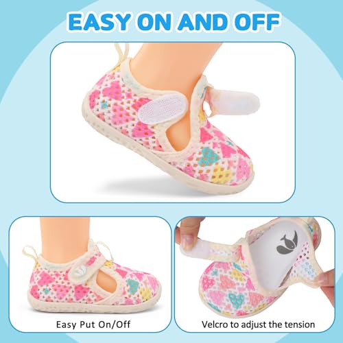 Image of FEETCITY Baby Boys Girls Water Sport Shoes Barefoot Kids Aqua Socks Quick-Dry Beach Swim Pool Shoes