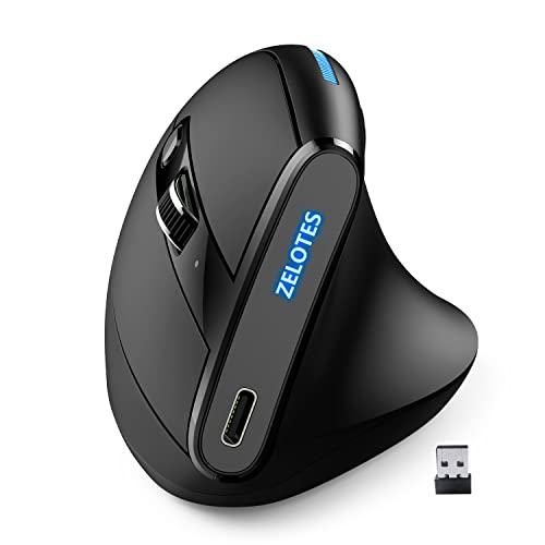Ratón inalámbrico F-36A 2.4G para un escritorio ordenado, sin cables y con carga Blu-ray