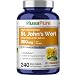 St. John's Wort 1100mg 180 Veggie Capsules (Non-GMO & Gluten Free) 1950mcg Hypericin Saint Johns Wort for Mood, Anxiety & Depression Support (550mg per Capsule)
