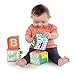 Bright Starts Grab & Stack Soft Blocks Toy, Ages 3 Months +