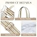 Missnine Clear Tote Bag for Women Thick PVC Clear Bag for Stadium Events with Guitar Strap Transparent for Concert Beach
