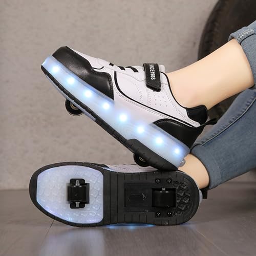 Sandales enfant à double scratch ajustables avec strass et perles blanches