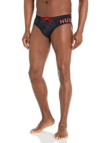 HUGO Men's Standard Bold Logo Swim Brief