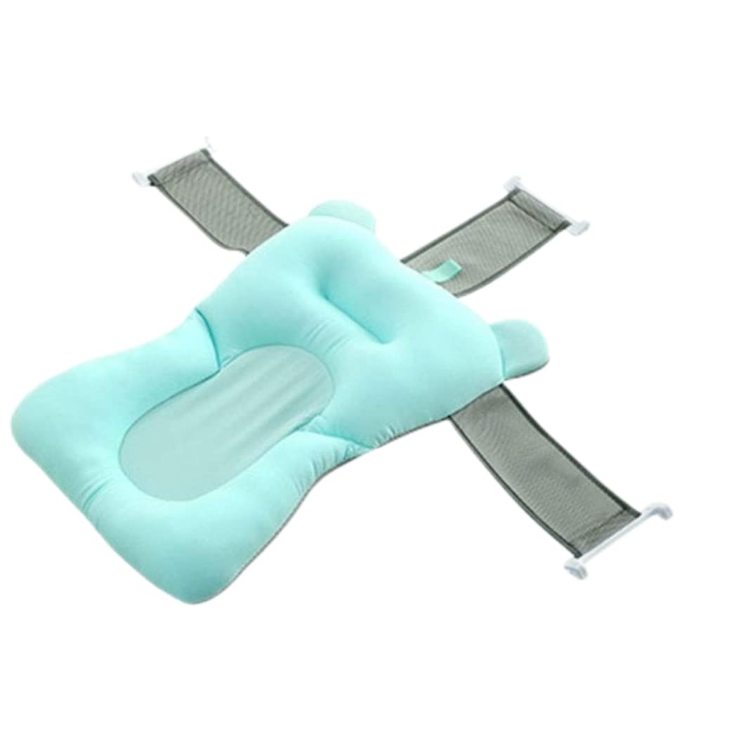 Baby Bath Foam Support Baby Bath Pillow Newborn Baby Non-Slip Bath Pillow Boys Girls Unisex for 0-12 Months Blue Blue,Bath Seat Baby