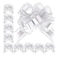 Lot De 10 Nœuds Décoratifs Grand Diamètre 16cm - PVC Coloré Pour Voiture, Mariage, Noël, Cadeaux