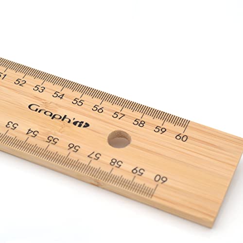 Règle T en bambou incassable Graph'it de 60 cm pour l'architecture de précision - 2