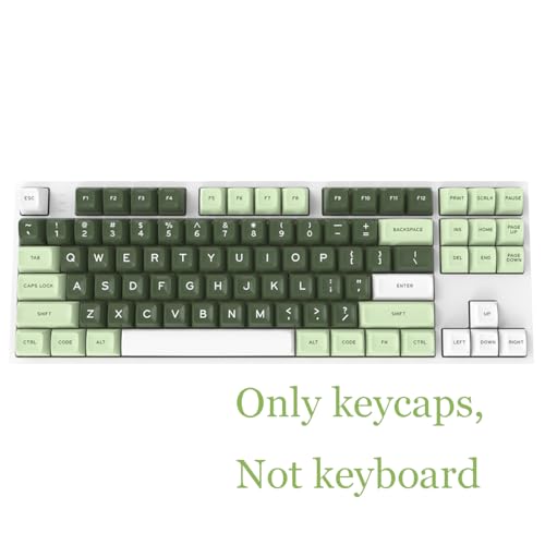 Image of Guffercty kred SA Profile PBT Keycaps,173 Set Double Shot Durable Keycaps for Custom Mechanical Keyboard Mod Fit 60% 100% Layout for Gamers Typists (Salon Style)