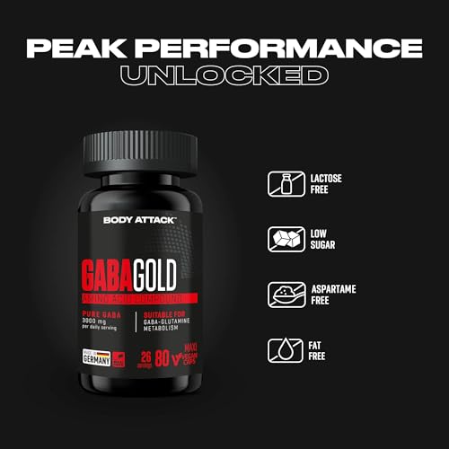 Gaba Kapseln Body Attack Gaba Gold 80 Stück 1 Packung