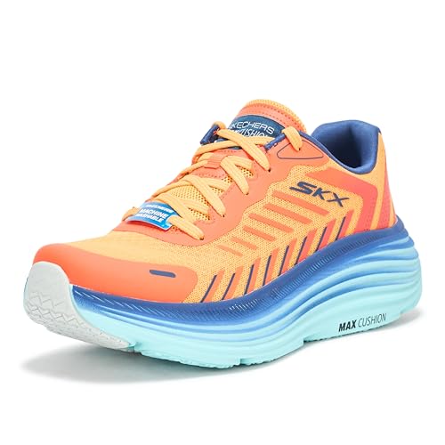 Skechers Men's MAX Cushioning Endeavour-Centripetal Sneaker, Zapatillas Hombre, Naranja, 45 EU
