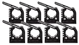 BILLET4X4 Quick FIST Rubber Clamps for Off-Road Vehicles – 8 Pack (Micro = Very Small)