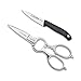3 claveles 28002 set da cucina Multiuso, forbici, COLTELLO da verdure, Argento